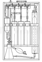 Комплект оборудования для газовых анализов КГА 1-1 ТУ 92-891.006-90