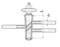 Кран К2Х-1-46-4,0 ТС ГОСТ 7995-80