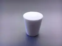 Пробка силиконовая № 19, конусная, белая