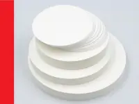 Фильтры обеззоленные Красная лента d 125 мм, упак 100 шт