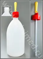 Капельница с пипеткой типа Ранвье ПЭ 1000 мл Kartell