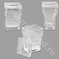 Емкость-сосуд стеклянная 50х52х86 мм (на 9 стекол вертикально)