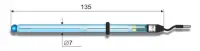 Лабораторный pH электрод ЭС-10611 (для экспресс-анализаторов сталей и сплавов на углерод)