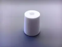 Пробка силиконовая № 19, конусная, с каналом, белая