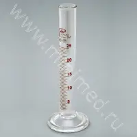 Цилиндр 1-25-2 мерный на стеклянном основании (ГОСТ 1770-74, ТУ 9464-013-52876351-2014)