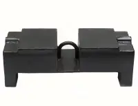 Гиря рабочая (общего назначения) ГО-П-200 кг П класс точности M1 параллелепипед, тяжелая серия