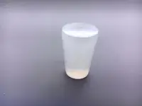 Пробка силиконовая №12, конусная, прозрачная