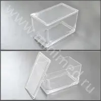 Емкость 150х85х80 мм (под штатив-рамку на 60 стекол, арт. 12005217)