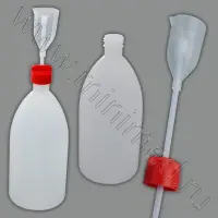 Бутылка-дозатор градуированного объема ПЭ 1000 мл с крышкой и контейнером ПМП 25мл, Kartell