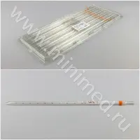 Пипетка градуированная 2-2-2-10, ТС, утолщенный носик (от любой отметки до сливного кончика) (ГОСТ 29228-91, ТУ 9464-013-52876351-2014)