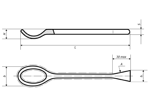 Ложка фарфоровая №1 125/15/10 мм РФЗ