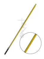 Термометр для нефтепродуктов ТИН-12, (34...42), цена деления 0,1 град, ртуть, для измерения температуры при определении давления насыщенных паров