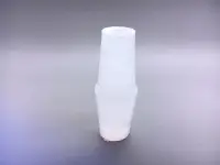 Пробка силиконовая № 14,5, двухконусная, прозрачная