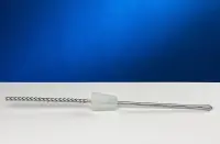 Пробка силиконовая одноконусная №14 с каналом/высота 24/низ 12,5/верх 18/