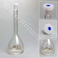 Колба мерная 2а-500-1 с одной меткой и полиэтиленовой пробкой 14/23 1 класс точности ГОСТ 1770-74