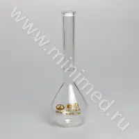 Колба мерная 1-100-1 с одной меткой и цилиндрической горловиной 1 класс точности ГОСТ 1770-74