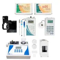 "Эксперт-СТ" Минилаборатория для бассейнов Комплект №2 Экспресс-анализ (индекс насыщения Ланжелье, активный хлор (свободный, связанный, общий), мутность, рН, солесодержание, Т, жесткость, щелочность, Red/Oх)