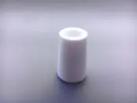 Пробка силиконовая № 14, конусная, с каналом, белая