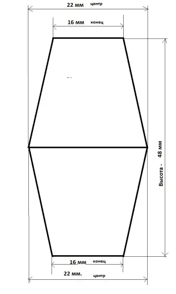 Пробка силиконовая двухконусная без канала №19, №19/высота 48/низ 16/верх 16/